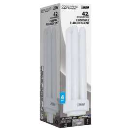 Feit Electric 42 W PL 6.59 in. L CFL Bulb Cool White Specialty 4100 K 1 pk
