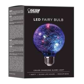 Feit Electric Fairy G25 E26 (Medium) LED Bulb Multi-Colored 1 pk