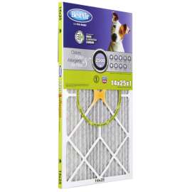 BestAir 14 in. W X 25 in. H X 1 in. D 11 MERV Pleated Allergen Air Filter 1 pk