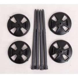 Hessaire White Plastic Media Keeper Set