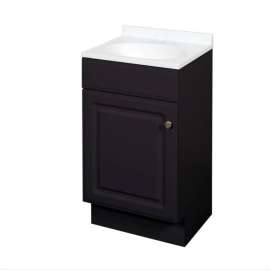 Zenith Products Single Espresso Vanity Combo 18 in. W X 16 in. D X 35 in. H