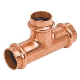 Nibco 1 in. Press X 3/4 in. D Press Wrought Copper Tee
