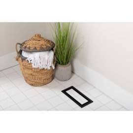 Aria Vent 1-7/8 in. H X 12-7/8 in. W Matte Black ABS Plastic Vent Cover