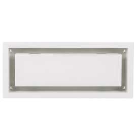 Aria Vent 10-9/16 in. H X 4-1/2 in. W Satin White ABS Plastic Wall/Ceiling Vent Cover