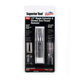 Superior Tool 1/2 in. Nipple Extraxtor Set 1 pc