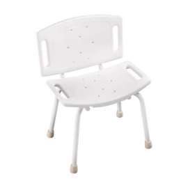 Delta White Tub and Shower Chair Plastic 28-3/4 in. H X 12 in. L