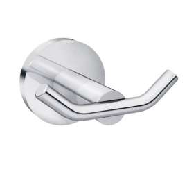 Moen Arlys 2-7/8 in. W X 3 in. L Chrome Silver Robe Hook