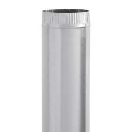Imperial 6 in. D X 12 in. L Galvanized Steel Furnace Pipe