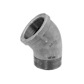 Anvil 3/8 in. FPT X 3/8 in. D MPT Black Malleable Iron 45 degree Street Elbow