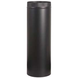Imperial 4 in. D X 24 in. L Steel Stove Pipe