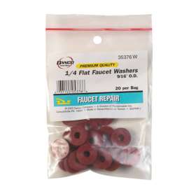 Danco 1/4 in. D Rubber Washer 20 pk