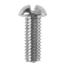 Danco No. 10-32 X 1/2 in. L Slotted Round Head Brass Bibb Screw 1 pk