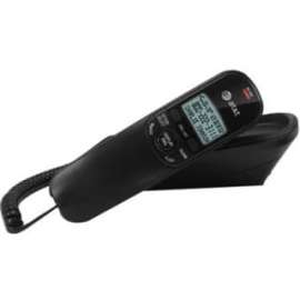 AT&T Trimline TR1909 Standard Phone, Black, 1 x Phone Line, Hearing Aid Compatible, Backlight