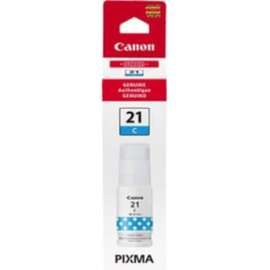 Canon GI-21 Cyan Ink Tank, Inkjet, Cyan, 70 mL, 1 Pack
