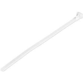 4XEM 100 Pack 10" Reusable Cable Ties, White Medium Nylon/Plastic Zip Tie, Cable Tie, White, 100 Pack