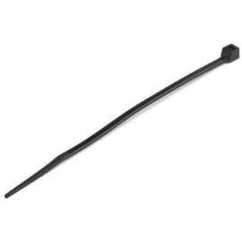 4XEM 100 Pack 8" Cable Ties, Black Medium Nylon/Plastic Zip Tie, Cable Tie, Black, 100 Pack