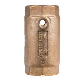 Campbell Flomatic 1-1/4 in. D X 1-1/4 in. D FNPT x FNPT Red Brass Spring Loaded Check Valve