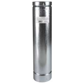 Selkirk 4 in. D X 18 in. L Aluminum Round Gas Vent Pipe