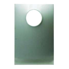 Deflect-O Jordan 4 in. D Silver/White Aluminum Window Plate