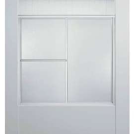 Sterling 56-1/4 in. H X 59-3/8 in. W Silver Framed Shower Door