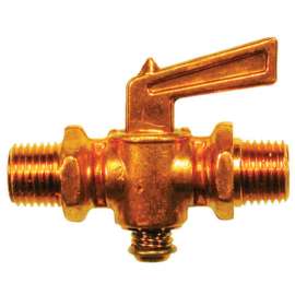 JMF Company 1/4 in. MIP MIP Brass Pipe Valve