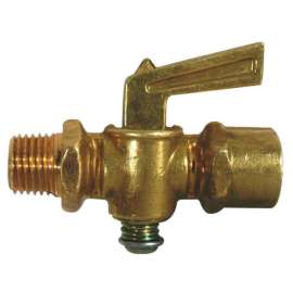 JMF Company 1/4 in. MIP X 1/4 in. FIP Brass Pipe Valve