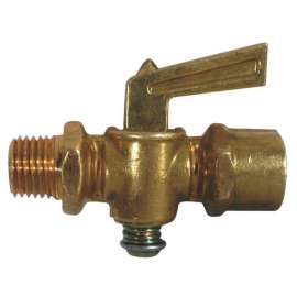 JMF Company 1/8 in. FIP MIP Brass Pipe Valve