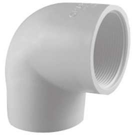 Charlotte Pipe Schedule 40 2 in. Slip X 2 in. D FPT PVC Elbow 1 pk