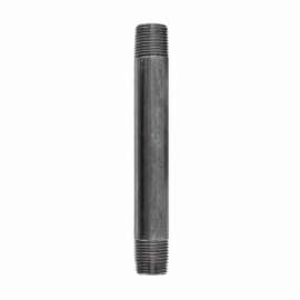 STZ Industries 1/8 in. MIP each X 1/8 in. D MIP Black Steel 6 in. L Nipple