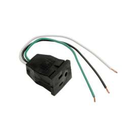 Dial 1-1/2 in. H X 5-1/2 in. W Black Plastic Pump Receptacle