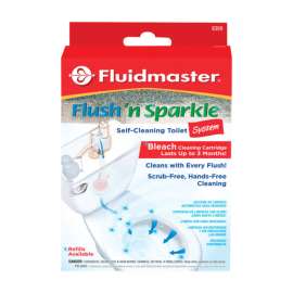 Fluidmaster Flush N' Sparkle No Scent Continuous Toilet Cleaning System 1 oz Liquid