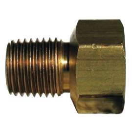 JMF Company 1/4 in. Flare X 1/8 in. D Male Brass Inverted Flare Adapter