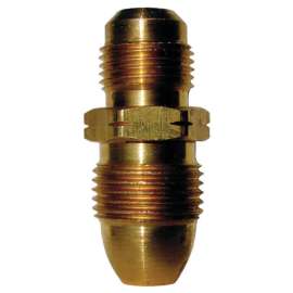 JMF Company 3/8 in. Flare X 3/8 in. D Flare Brass Pol Fitting
