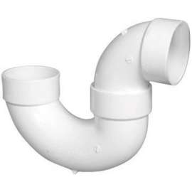 Charlotte Pipe Schedule 40 4 in. Hub X 4 in. D Hub PVC P-Trap 1 pk
