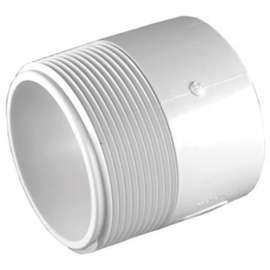 Charlotte Pipe Schedule 30 3 in. MPT PVC Pipe Adapter 1 pk