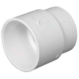 Charlotte Pipe Schedule 40 3 in. Hub X 3 in. D Hub PVC Pipe Adapter 1 pk