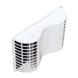Deflect-O White Plastic Eave Vent