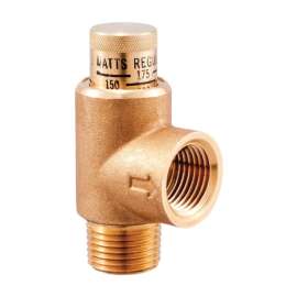 Watts 3/4 in. MNPT Brass Calibrated Pressure Relief Valve 3/4 in. FNPT 1 pc