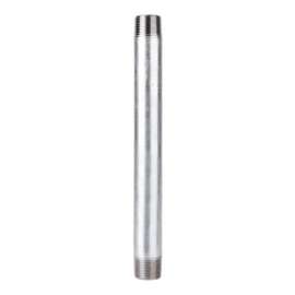 STZ Industries 3 in. MIP each X 3 in. D MIP Galvanized Steel 12 in. L Nipple