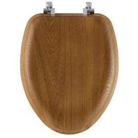 Bemis Mayfair Elongated Oak Wood Toilet Seat