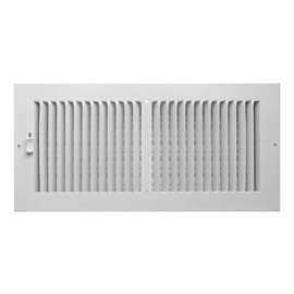 Tru Aire 6 in. H X 14 in. W 2-Way Powder Coat White Aluminum Wall/Ceiling Register