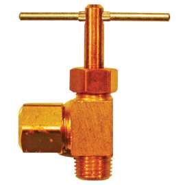 JMF Company 1/4 in. 1/8 in. Brass Angle Compression Valve