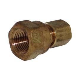JMF Company 1/4 in. Compression X 1/4 in. D FPT Brass Adapter