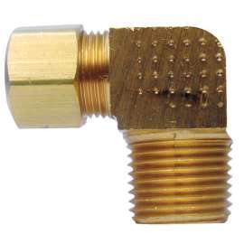 JMF Company 5/8 in. Compression X 1/2 in. D MPT Brass 90 Degree Elbow