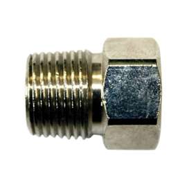 JMF Company 1/4 in. Male Compression X 3/8 in. D Female Compression Yellow Brass Adapter