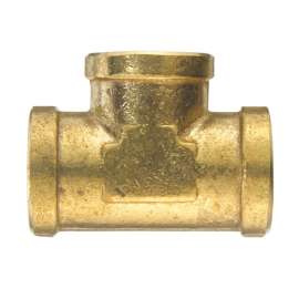 JMF Company 1/4 in. FPT X 1/4 in. D FPT Brass Tee
