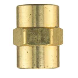 JMF Company 1/8 in. FPT X 1/8 in. D FPT Brass Coupling