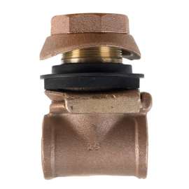 Campbell Red Brass Brown 1-1/4 in. Pitless Adapter