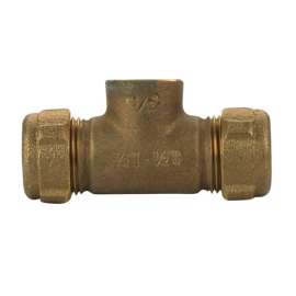 BK Products Southland 1/2 in. D Brass Tee