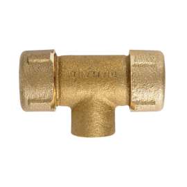 BK Products Southland 1/2 in. FPT X 3/4 in. D Sweat 3/4 in. D Sweat Galvanized Brass Tee